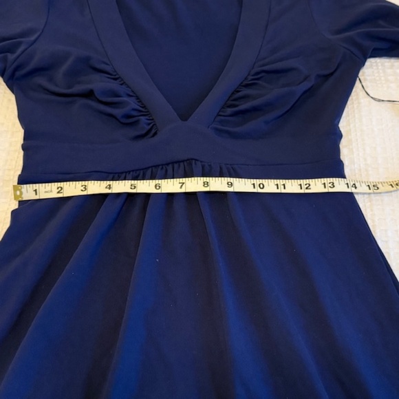 NWT Susana Monaco Navy Blue Dress Size Medium - Picture 9 of 10
